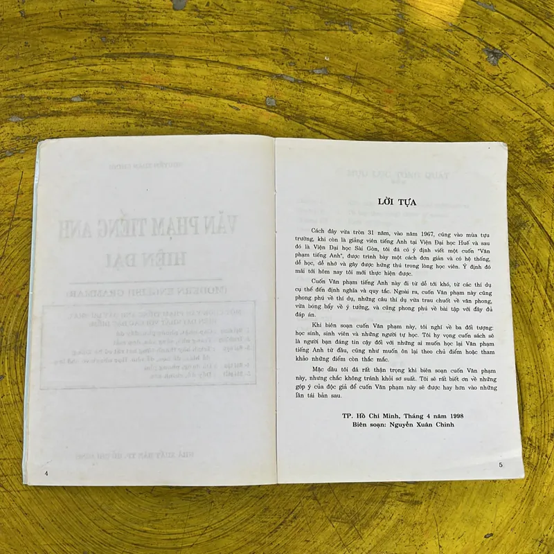 VĂN PHẠM TIẾNG ANH HIỆN ĐẠI - MODERN ENGLISH GRAMMAR- NGUYỄN XUÂN CHINH 737063
