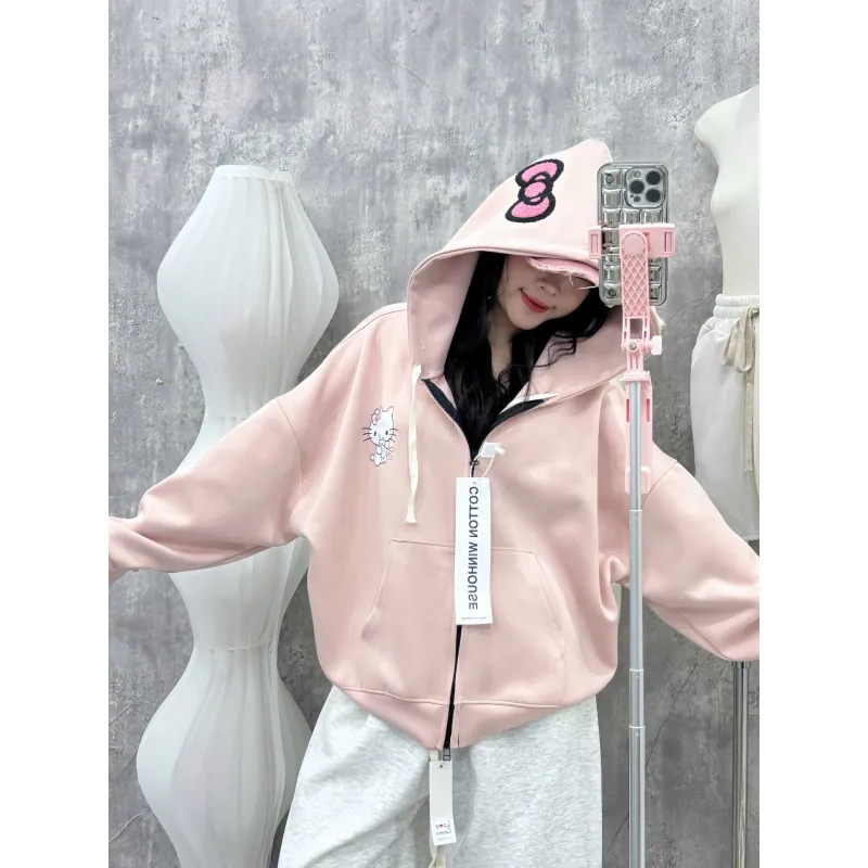 Áo Hoddy hồng Kitty 565346