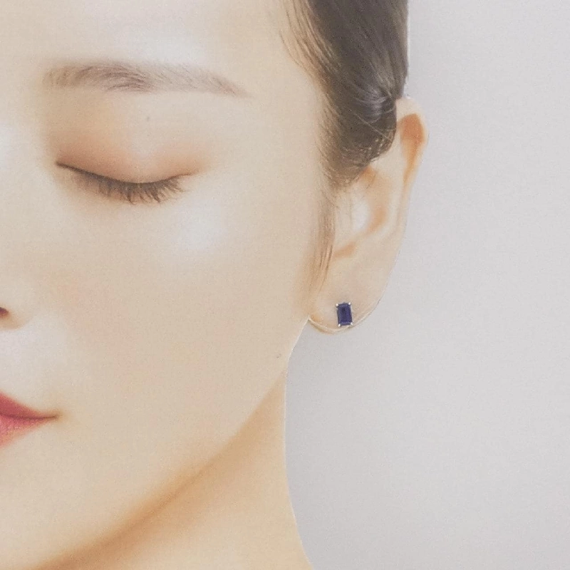 K10WG Iolite Bông tai - Hàng hiệu Chính hãng 872587