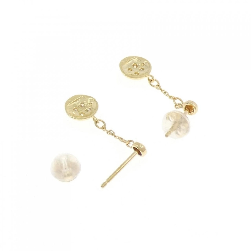 K18YG Bông tai kim cương 0.12CT - Hàng hiệu Chính hãng 863766