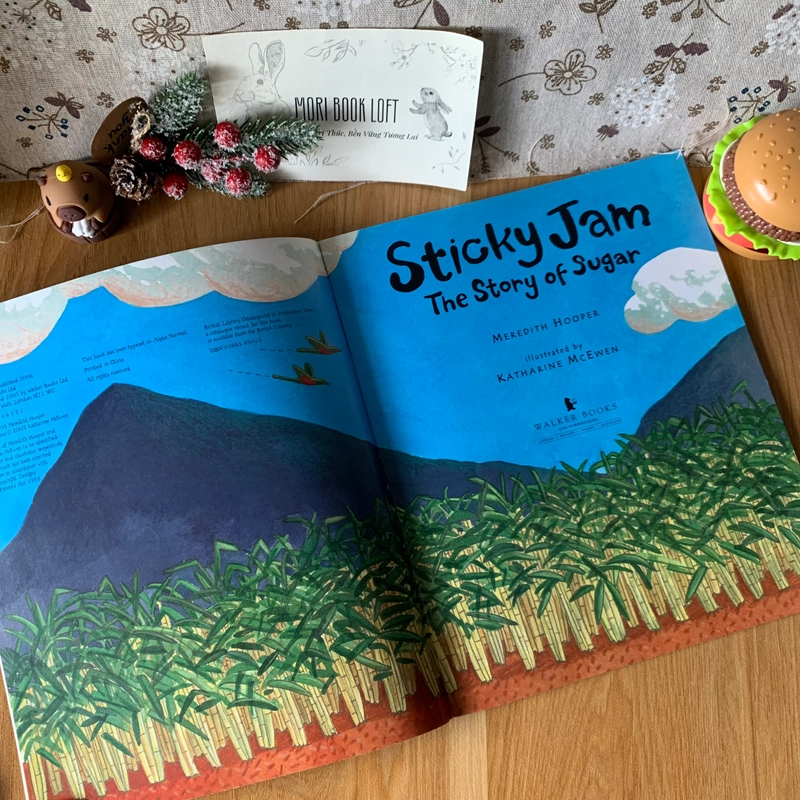 Sách tranh Sticky Jam: The Story of Sugar, Used, Picture Book For Kids 444083