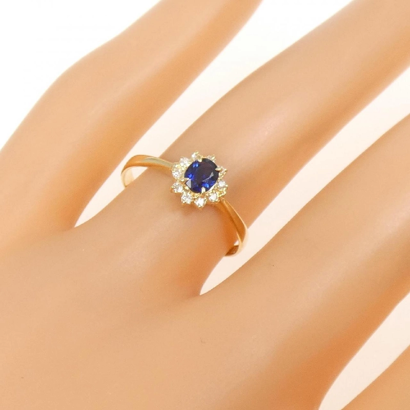 Nhẫn Sapphire K18YG 0.29CT 669310