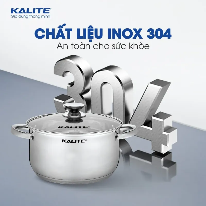 Bộ 3 nồi KALITE KL351 Inox 304 an toàn cho sức khỏe 795664