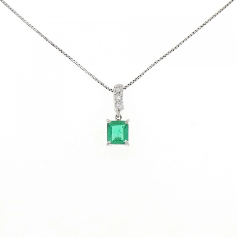 Dây chuyền ngọc lục bảo PT900/PT850 0.69CT - Hàng hiệu Authentic 862140