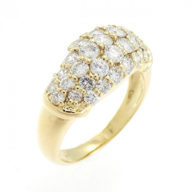 Nhẫn kim cương Pavé K18YG 1.63CT - Hàng hiệu chính hãng 852656