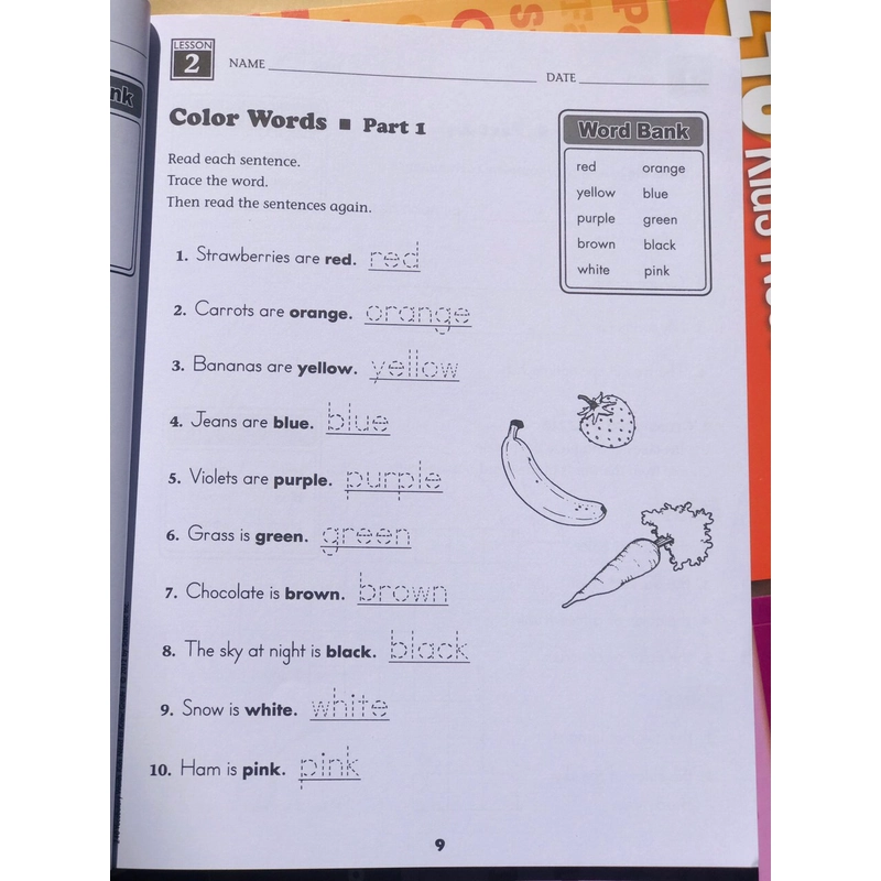 240 Vocabulary words kids need to know Grade 1-6 (6 quyển) 551268
