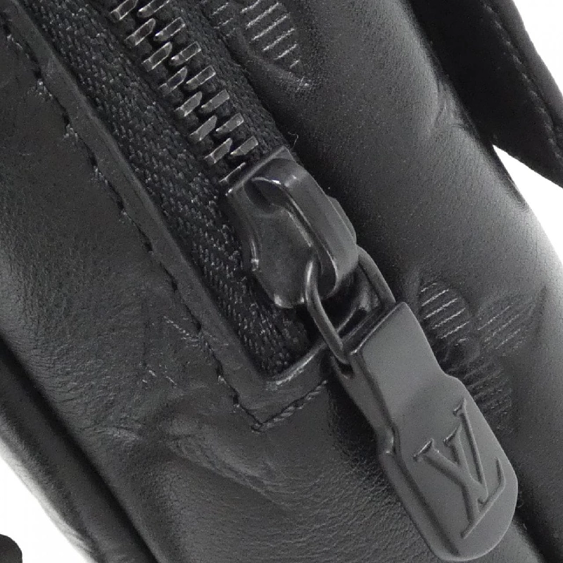 Túi đeo vai Louis Vuitton Monogram Shadow Double Phone Pouch 2022SS M81323 612375