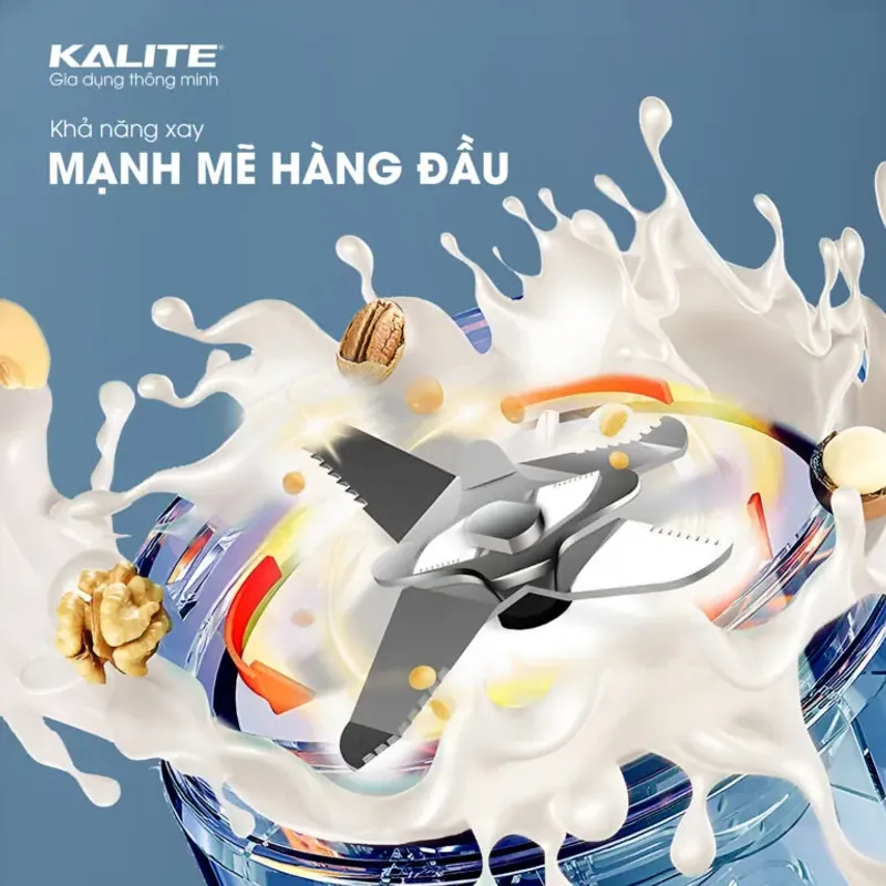 Máy làm sữa hạt mini KALITE KCB12B 1,2l MÀU XANH CHĨNH HÃNG MỚI 100% 574482