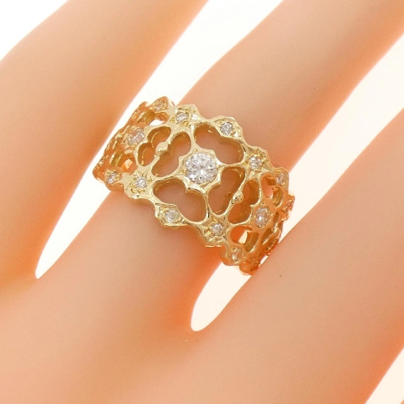 Nhẫn kim cương K18YG 0.38CT - Hàng hiệu chính hãng 851112