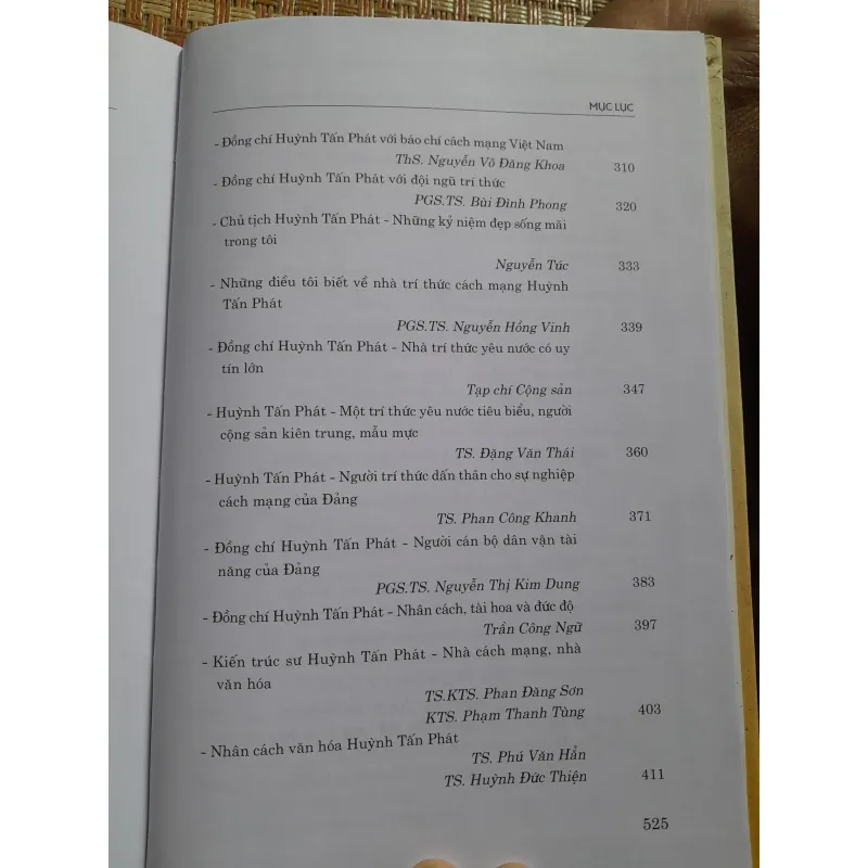 ĐỒNG CHÍ HUỲNH TẤN PHÁT VỚI CÁCH MẠNG VIỆT NAM... 761474