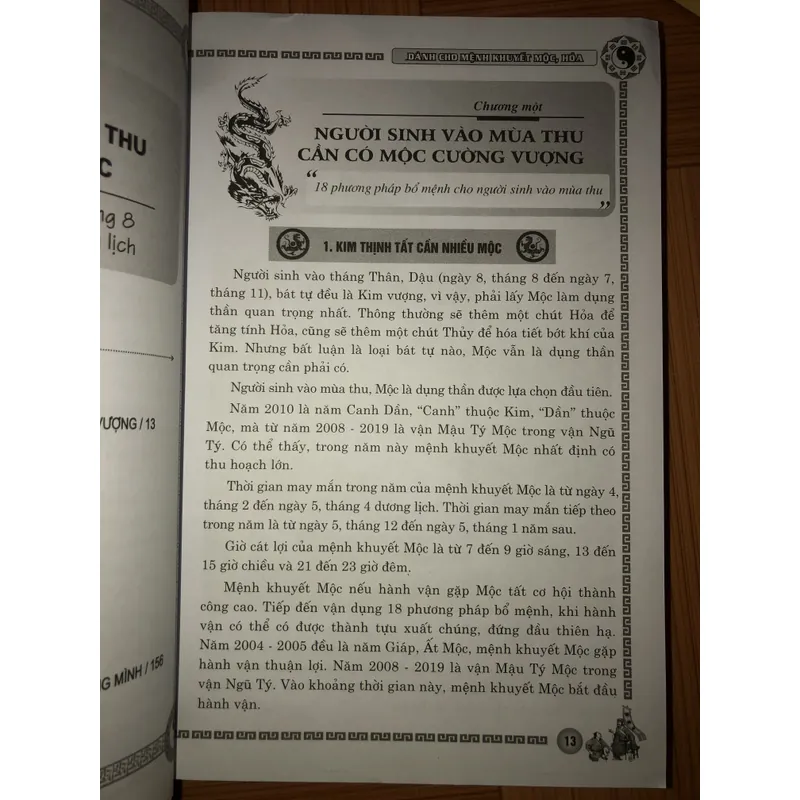 Phong thuỷ cải vận - Dành cho mệnh khuyết Mộc, Hoá 701568