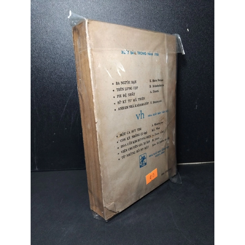 Xeda Birotto mới 70% bẩn bìa, ố vàng, có vệt nước 1988 Onore do banzac HCM2603 VĂN HỌC 918856