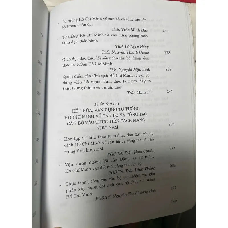 SÁCH TƯ TƯỞNG HỒ CHÍ MINH VỀ CÁN BỘ 700681