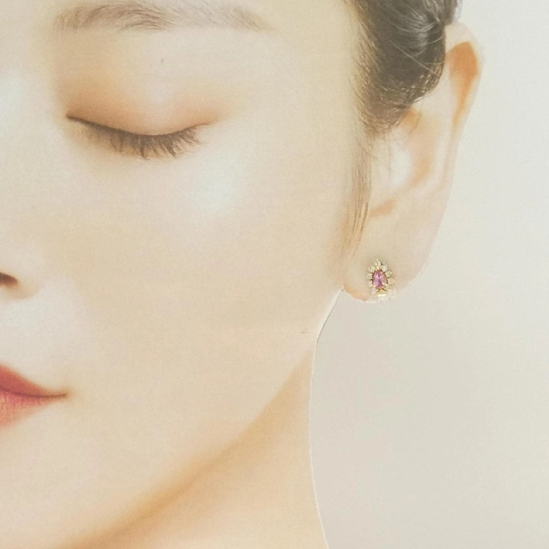 K18YG Tourmaline Bông tai - Hàng hiệu Chính hãng 872860