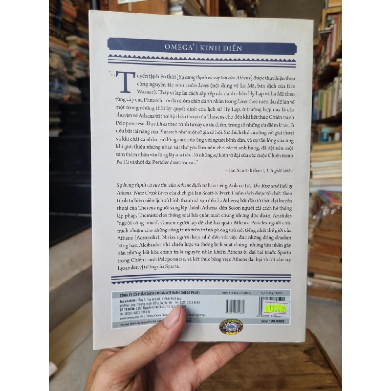SỰ HƯNG THỊNH VÀ SUY TÀN CỦA ATHENS (Bản tiếng Anh do Ian Scott-Kilvert dịch và giới thiệu) - Plutarch 273606