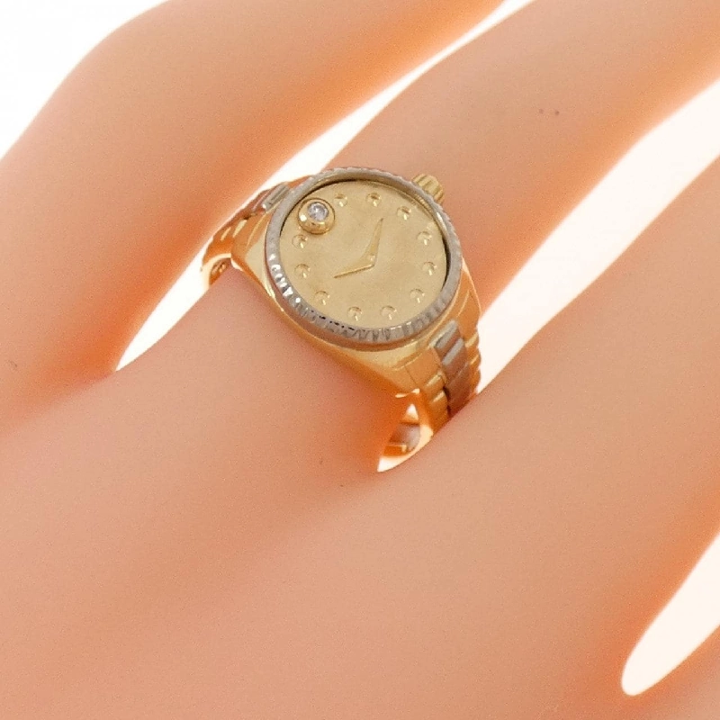 Nhẫn kim cương K18YG/K18WG 0.01CT - Hàng hiệu Chính hãng 854896