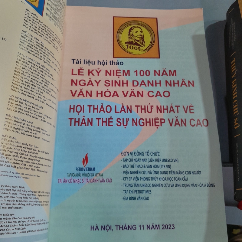 TÀI LIỆU HỘI THẢO - LỄ KỶ NIỆM 100 NĂM NGÀY SINH DANH NHÂN VĂN HÓA  VĂN CAO 469262