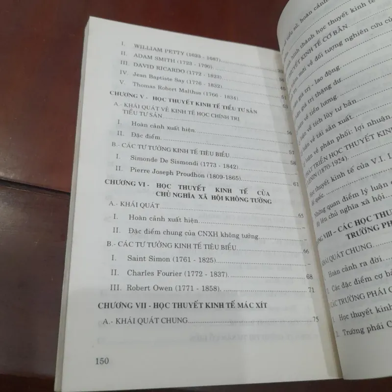 Lịch sử CÁC HỌC THUYẾT KINH TẾ 1022780