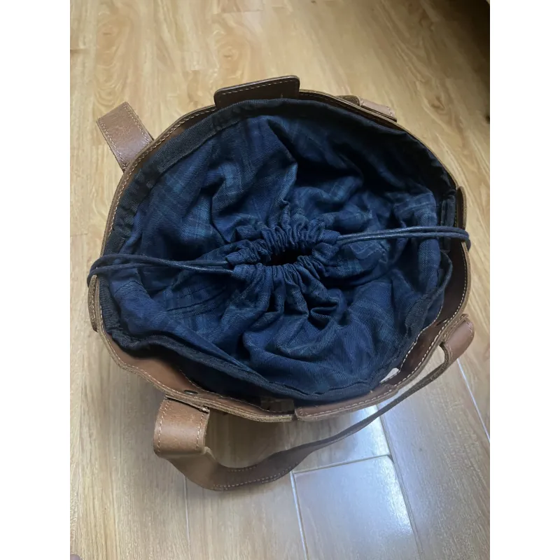 Túi tote nữ da mộc 2hand 927849