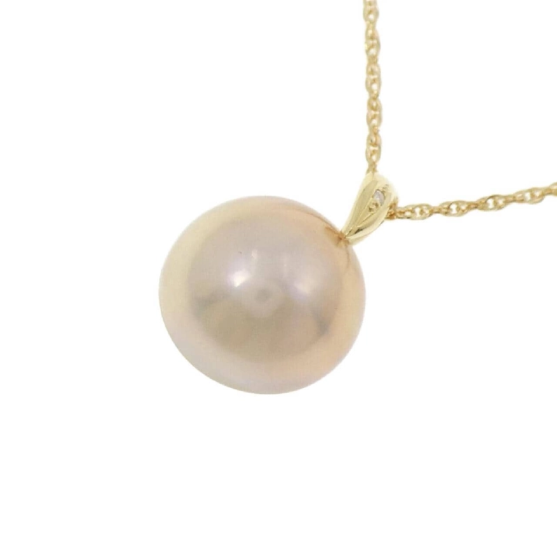 K18YG Mabe Pearl Necklace - Hàng hiệu Authentic 850540