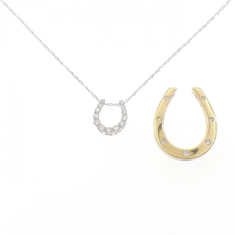 K18WG/K18YG/PT900 2WAY Dây chuyền kim cương 0.43CT - Hàng hiệu Authentic 847149