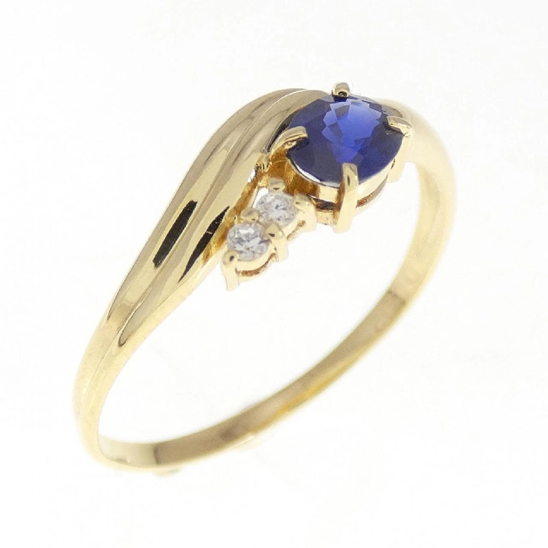 Nhẫn Sapphire K18YG - Hàng hiệu Authentic 855460