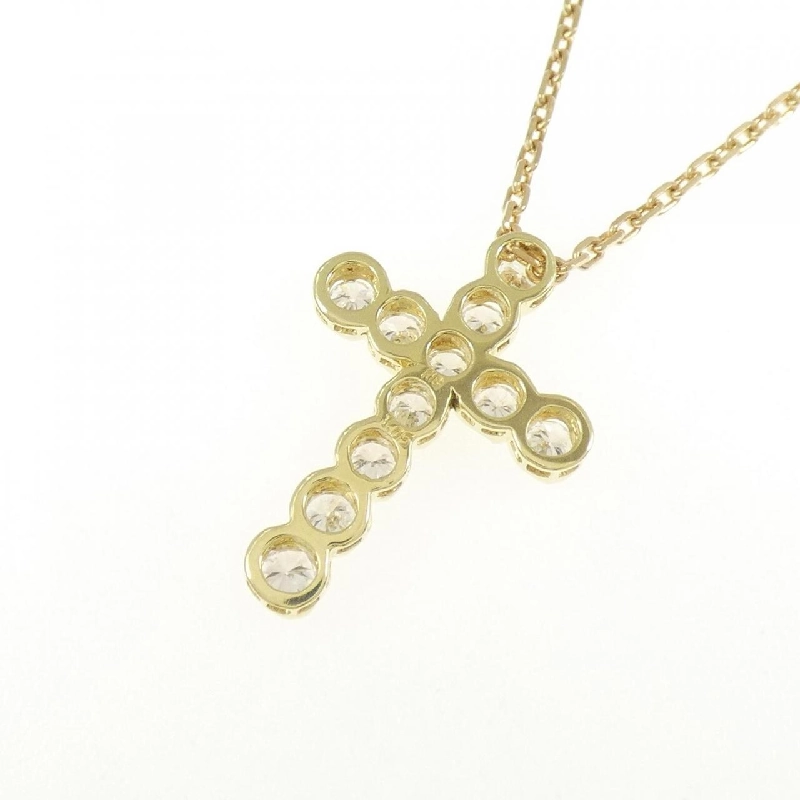 K18YG Dây chuyền kim cương chéo 1.05CT - Hàng hiệu chính hãng 856659