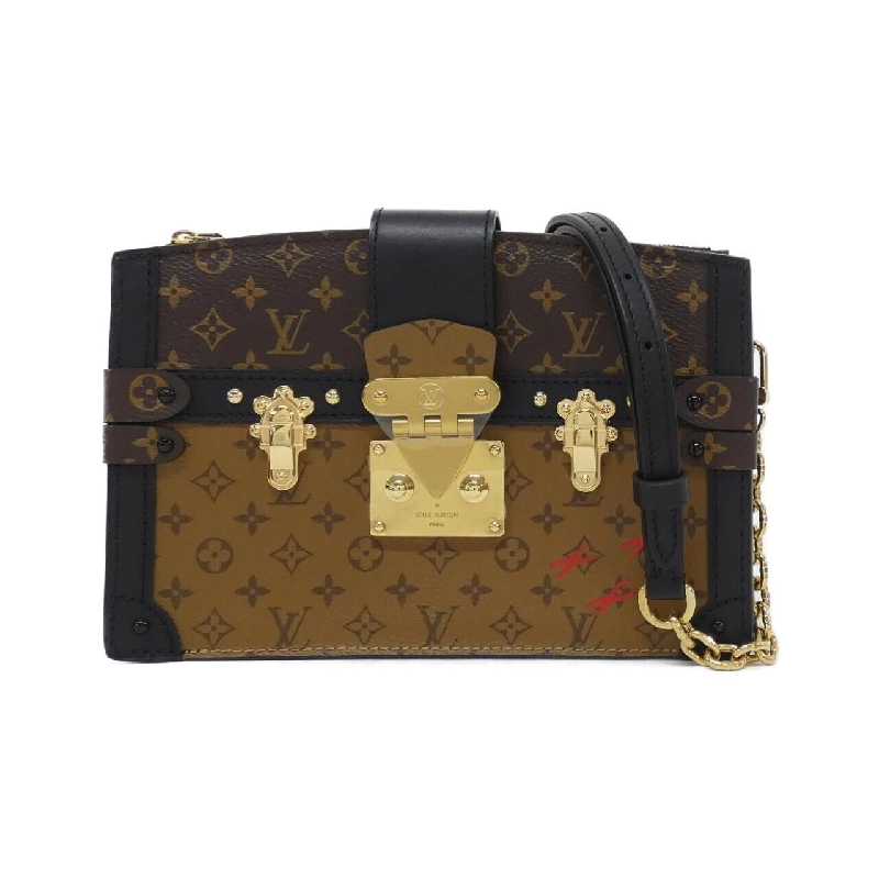 Túi xách đeo vai Louis Vuitton Monogram Reverse Trunk Clutch M43596 612081