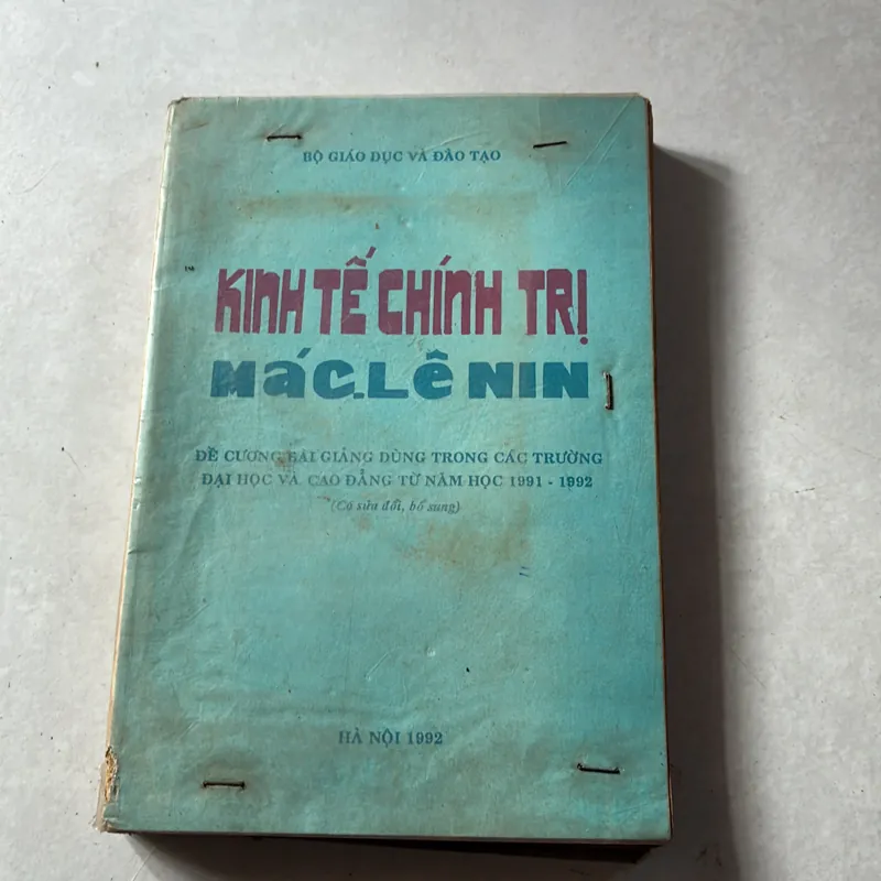 Kinh tế chính trị Mác-Lênin 739322