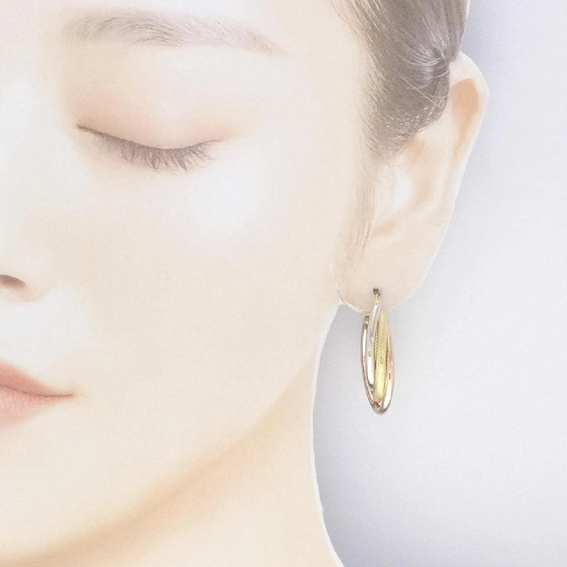 Bông tai ba màu 750 - Hàng hiệu Authentic 871011