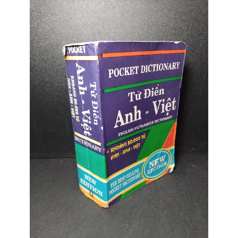 Từ điển Anh Việt khoảng 80.000 từ Anh - Anh - Việt mới 80% ố bẩn, gãy gáy tróc bìa, note lên gáy 2002 HCM2103 HỌC NGOẠI NGỮ Blogmeo 27525 512968