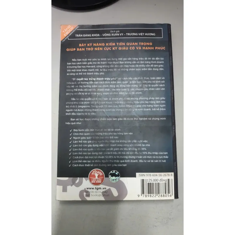 Bí Quyết Tay Trắng Thành Triệu Phú 👤 Tác giả: Adam Khoo 1022625