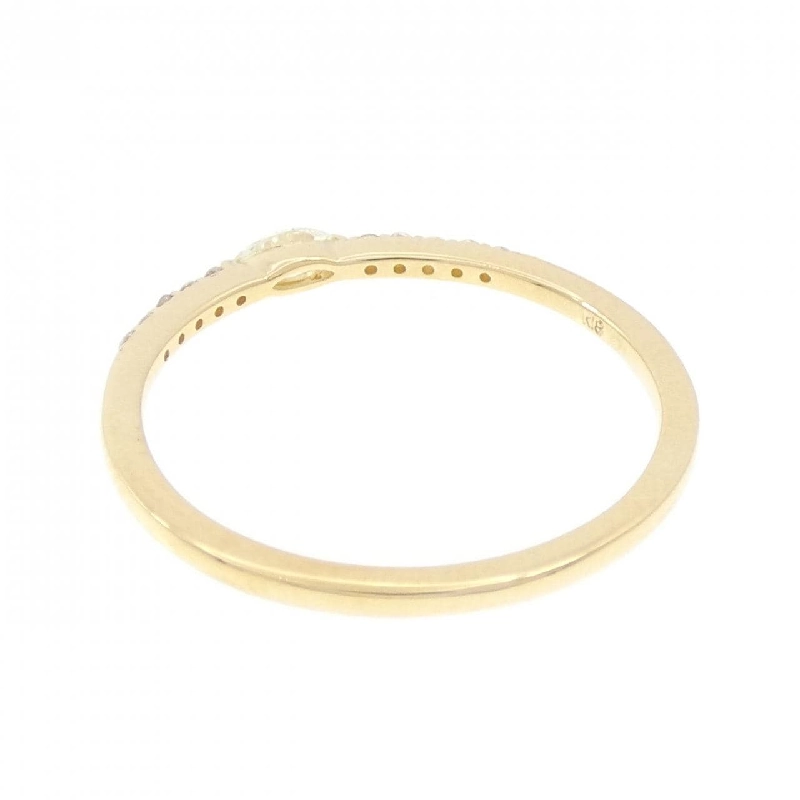 【Sản phẩm mới】Nhẫn kim cương K18YG 0.15CT 669645