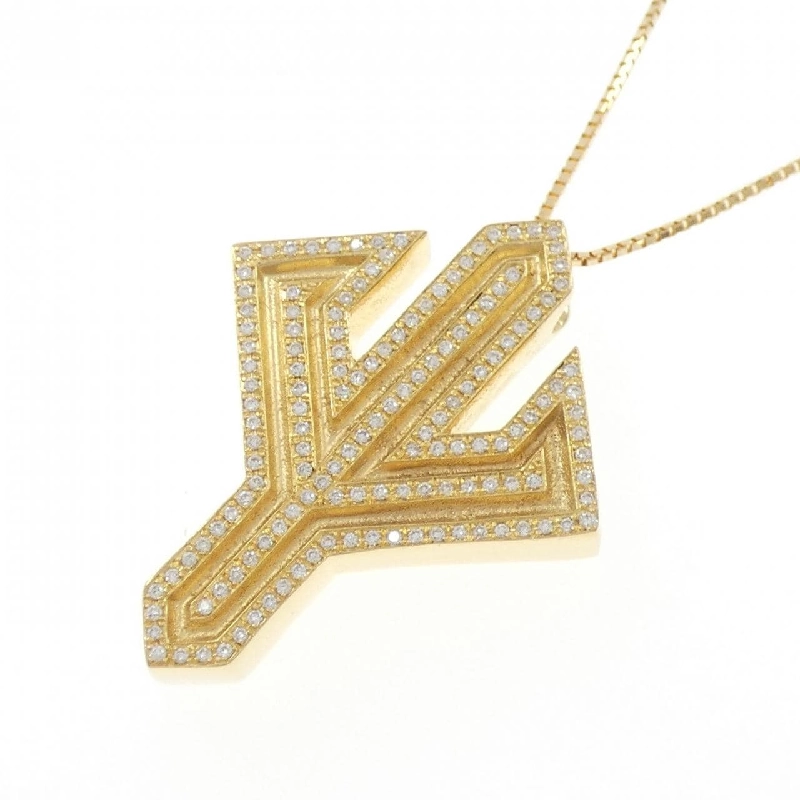 K18YG Dây chuyền kim cương 0.59CT - Hàng hiệu Chính hãng 865447