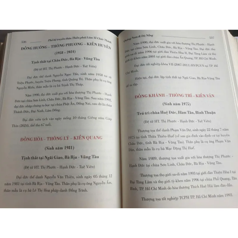 Phổ Hệ Truyền Thừa Thiền Phái Lâm Tế Chúc Thánh Quảng Nam Đà Nẵng 796727