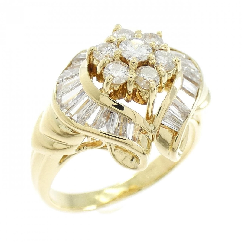 Nhẫn kim cương 750YG 1.12CT - Hàng hiệu Authentic 852700