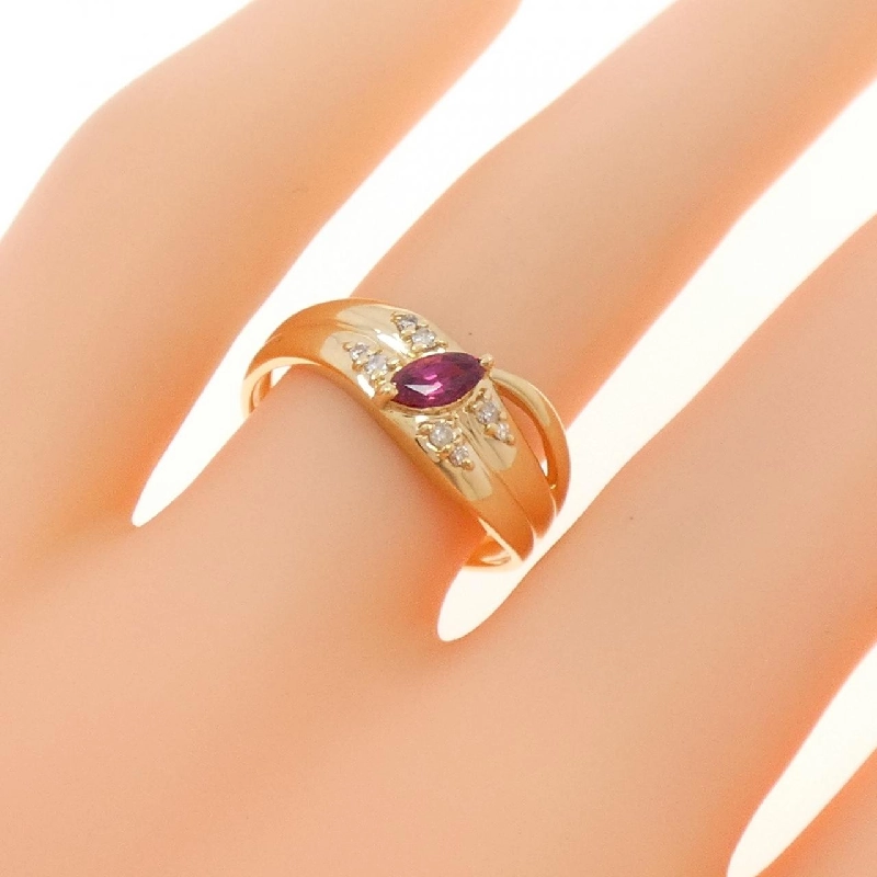 Nhẫn Ruby K18YG 0.23CT - Hàng hiệu Chính hãng 851198