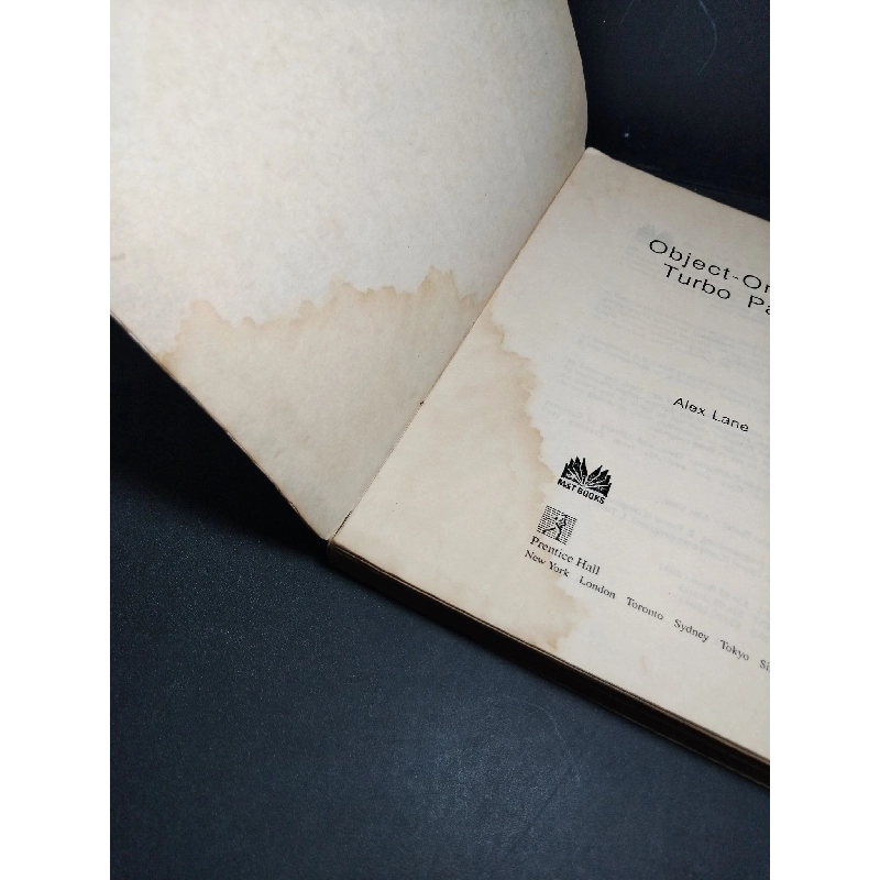 Object - Oriented TurboPascal mới 60% ố vàng rách nhẹ trang ẩm bẩn Alex Lane HCM2103 GIÁO TRÌNH, CHUYÊN MÔN 918185