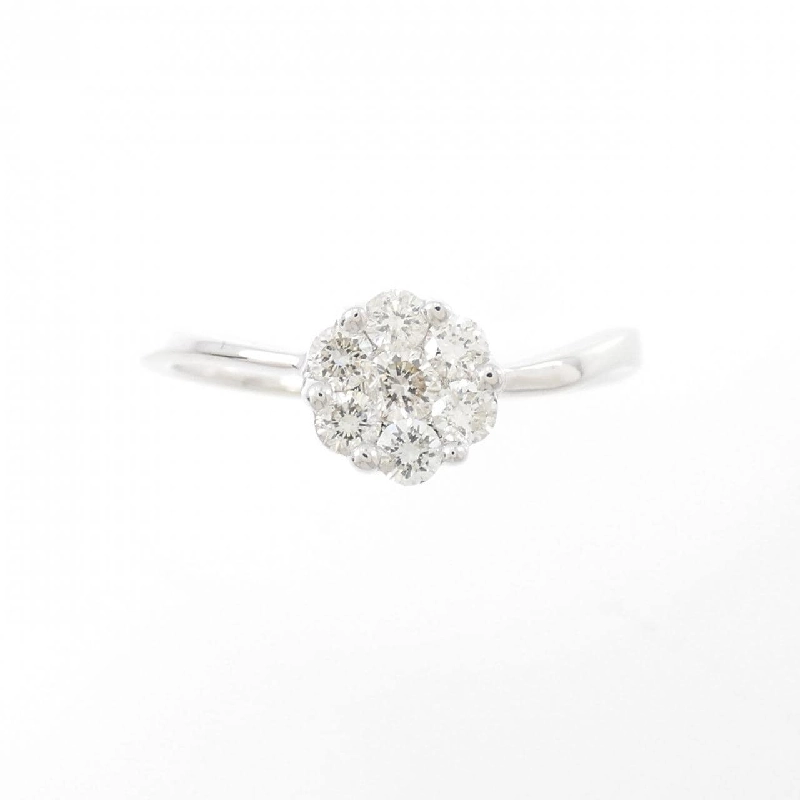 Nhẫn kim cương K18WG hoa 671255