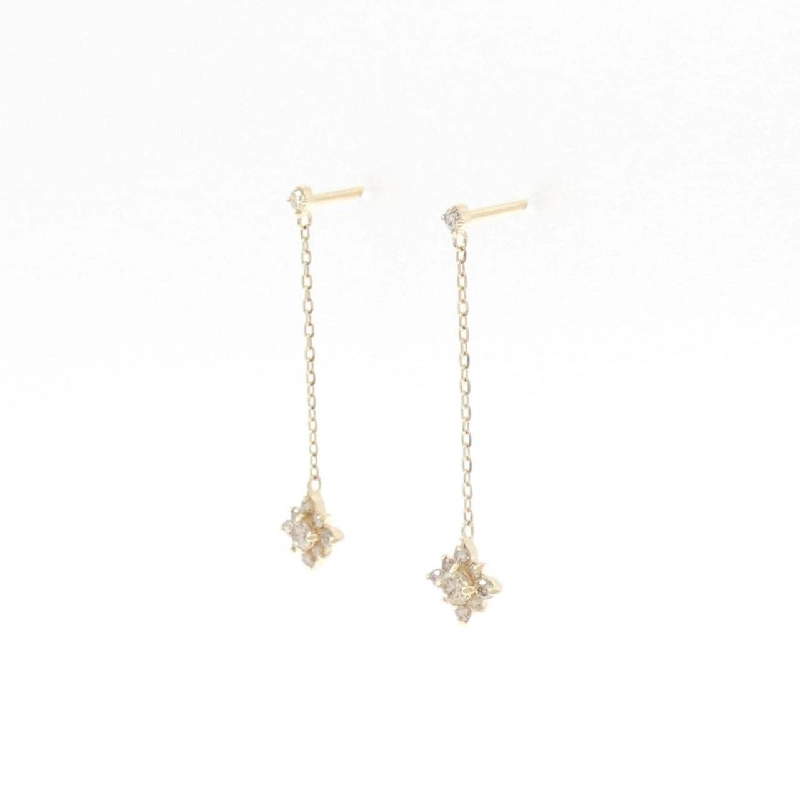 K18YG Bông tai kim cương - Hàng hiệu Chính hãng 871168