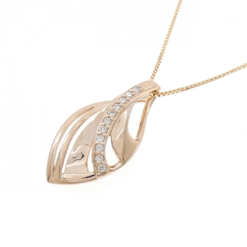 K18PG Dây chuyền kim cương 0.10CT - Hàng hiệu Authentic 857185