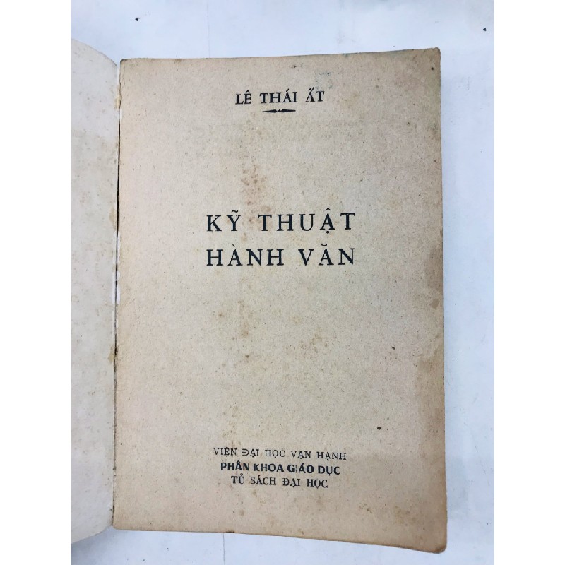 KỸ THUẬT HÀNH VĂN - LÊ THÁI ẤT 129156