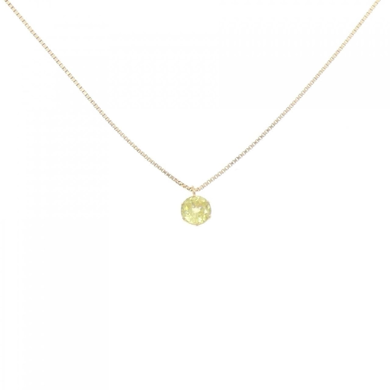 K18YG Sphene Necklace - Hàng hiệu Authentic 862312