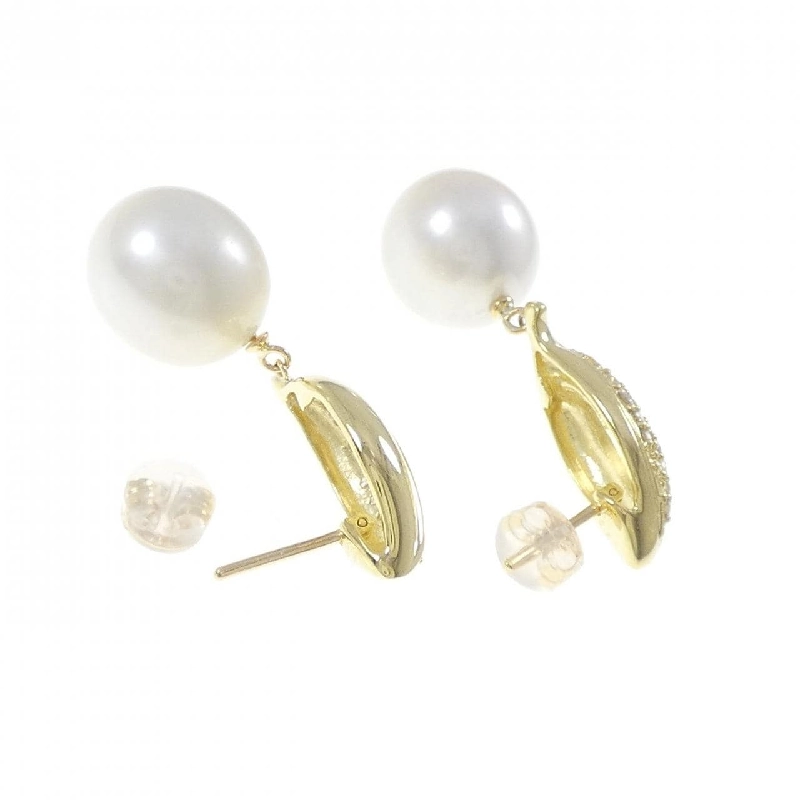 K18YG Bạch Ngọc Trai Bông Tai 11.3mm - Hàng hiệu Chính Hãng 865183