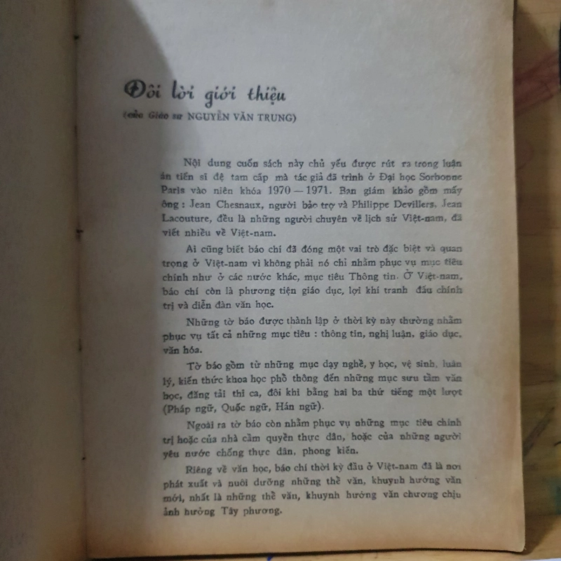 Lịch Sử Báo Chí Việt Nam từ nguyên thủy đến 1930 (cuốn sách 65 năm, có chữ ký tg) 477409