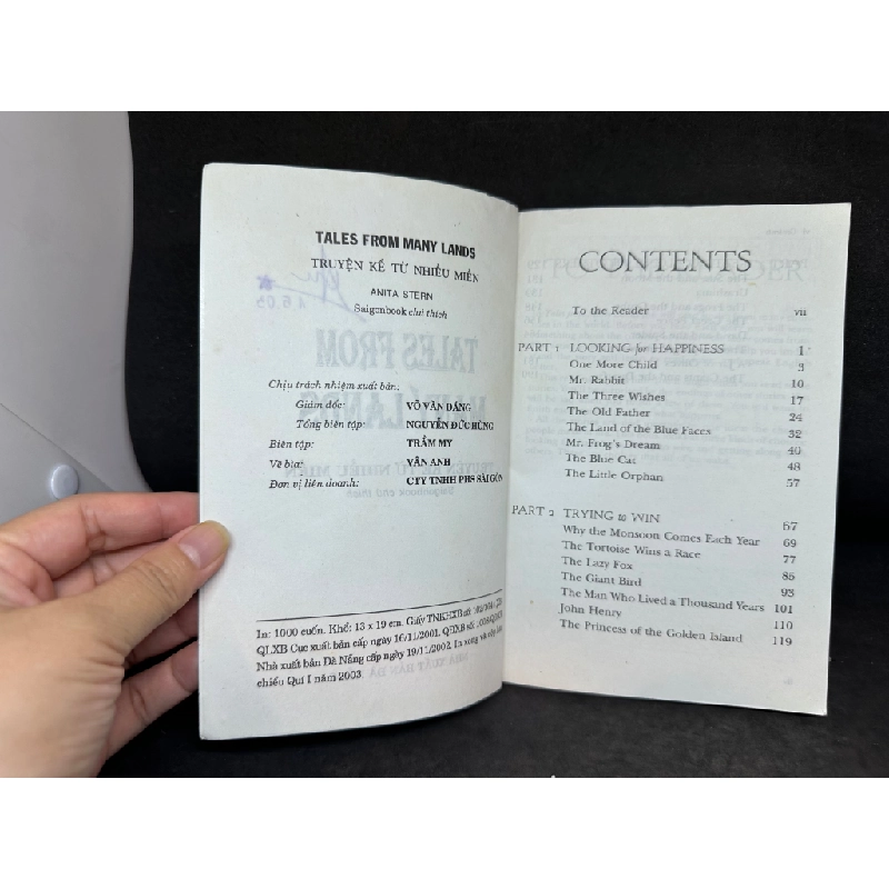 Tales From Many Lands (Tiếng Anh), Mới 80% (Ố Nhẹ, Trang đầu có ghi chữ), 2003 SBM2407 347427