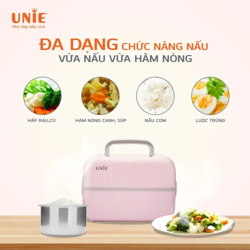UNIE UV-P1 – Hộp cơm cắm điện tiện lợi cho dân văn phòng 782104