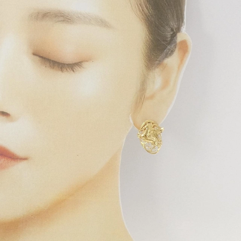 K18YG Bông tai - Hàng hiệu Authentic 869302