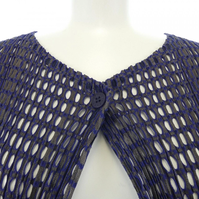 【Mã giảm giá】Áo khoác cardigan PLEATS PLEASE 643144