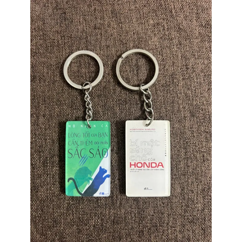 Móc khóa sách: Lòng tốt của bạn cần thêm đôi phần sắc sảo + Bí mật sáng chế của Honda 732397